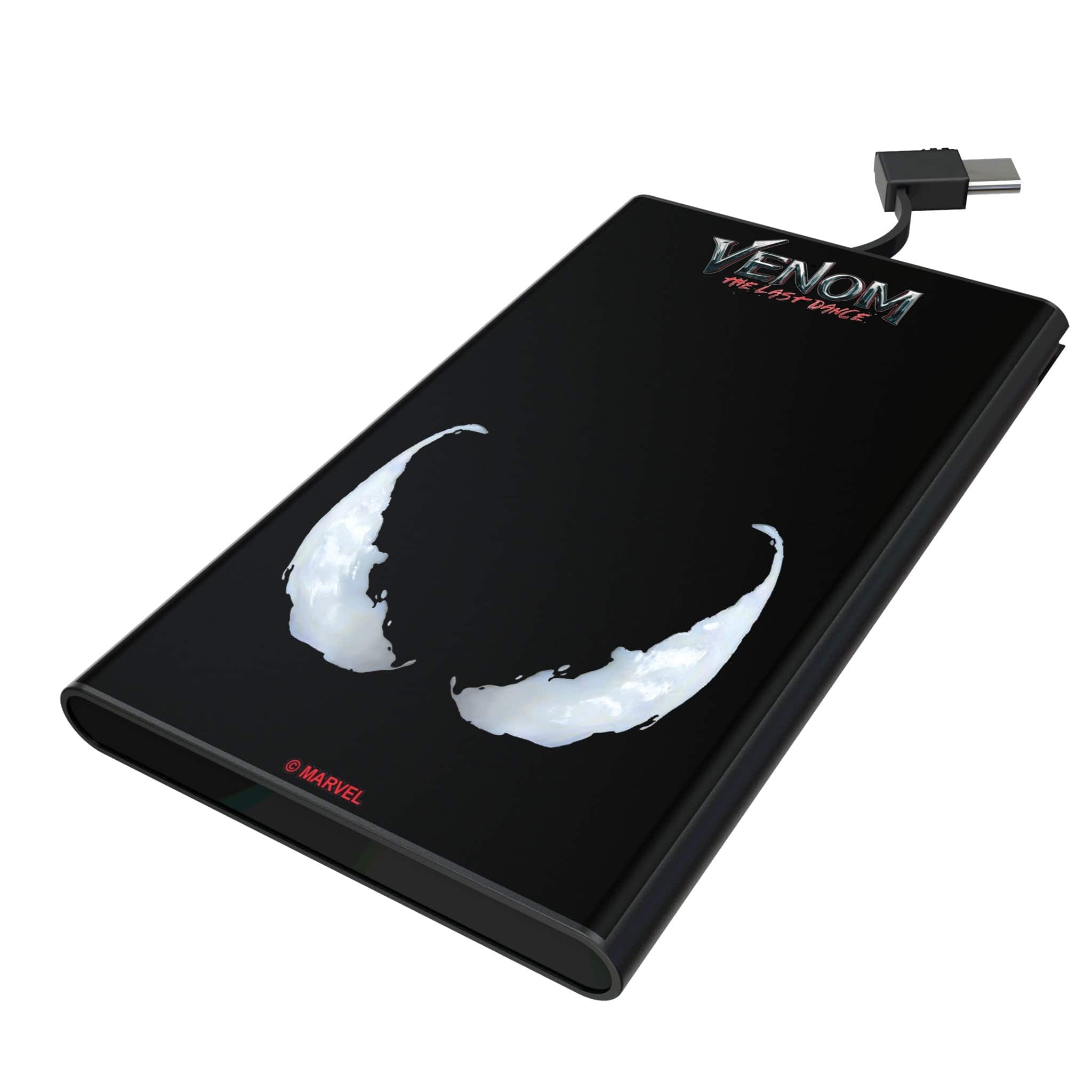 Keyscaper - Marvel Badge 5000mAh Flat Powerbank - Venom 2