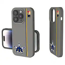 Keyscaper - MLB - Seattle Mariners 1981 Logo iPhone Soft Touch Case - 15 - Gray