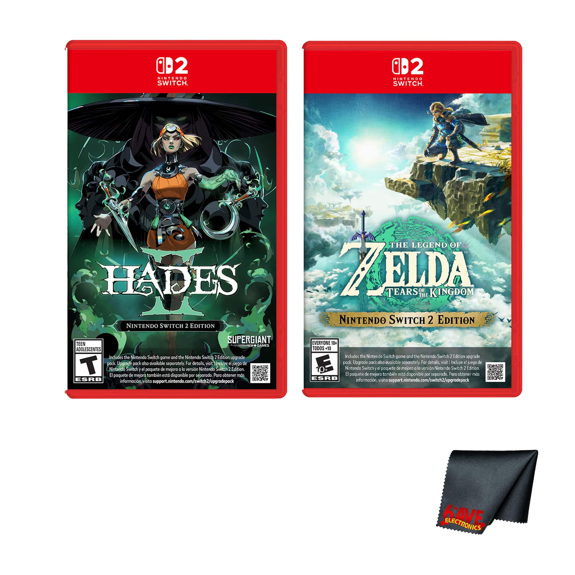 Hades II + Nintnedo The Legend of Zelda: Tears of the Kingdom – Switch 2 Edition - Nintendo Switch 2