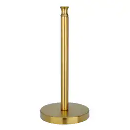 Akicon - Paper Towel Holder Stand for Kitchen Countertop and Dining Room Table - Brushed Gold