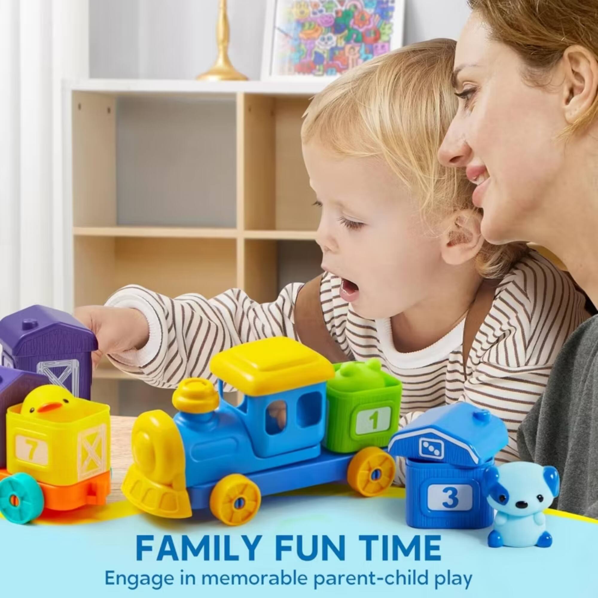 7 X 1 3 FAMILY FUN TIME  
Engage in memorable parent-child play