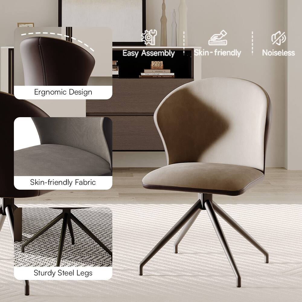 - Easy Assembly
- Skin-friendly
- Noiseless
- Ergonomic Design
- Skin-friendly Fabric
- Sturdy Steel Legs