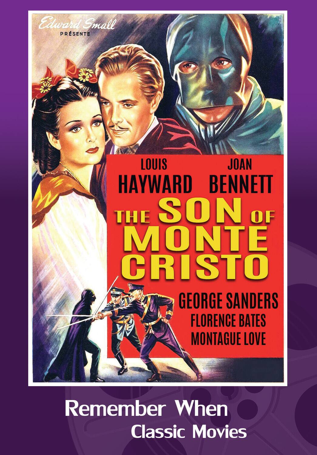 Front. The Son of Monte Cristo   - DVD.