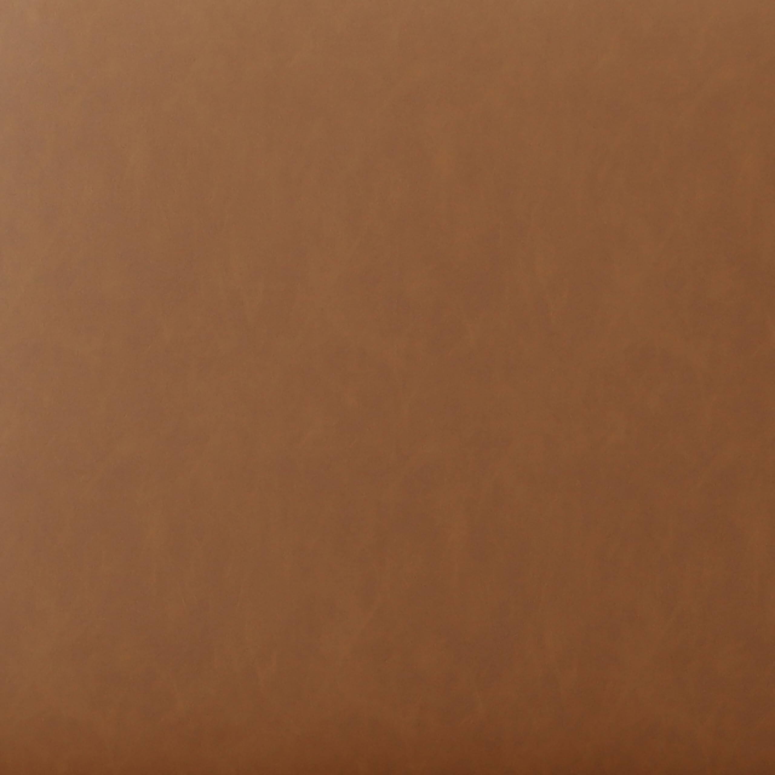 Alt View 3. Fabibe - Lifestyle Solutions 19” Wentworth Ottoman Round Faux Leather Bench, Stationary Ottomans, Backless Chair, Footrest... - Carmel.