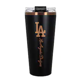 Great American Products - Los Angeles Dodgers 30oz. Big Slim Tumbler - Black