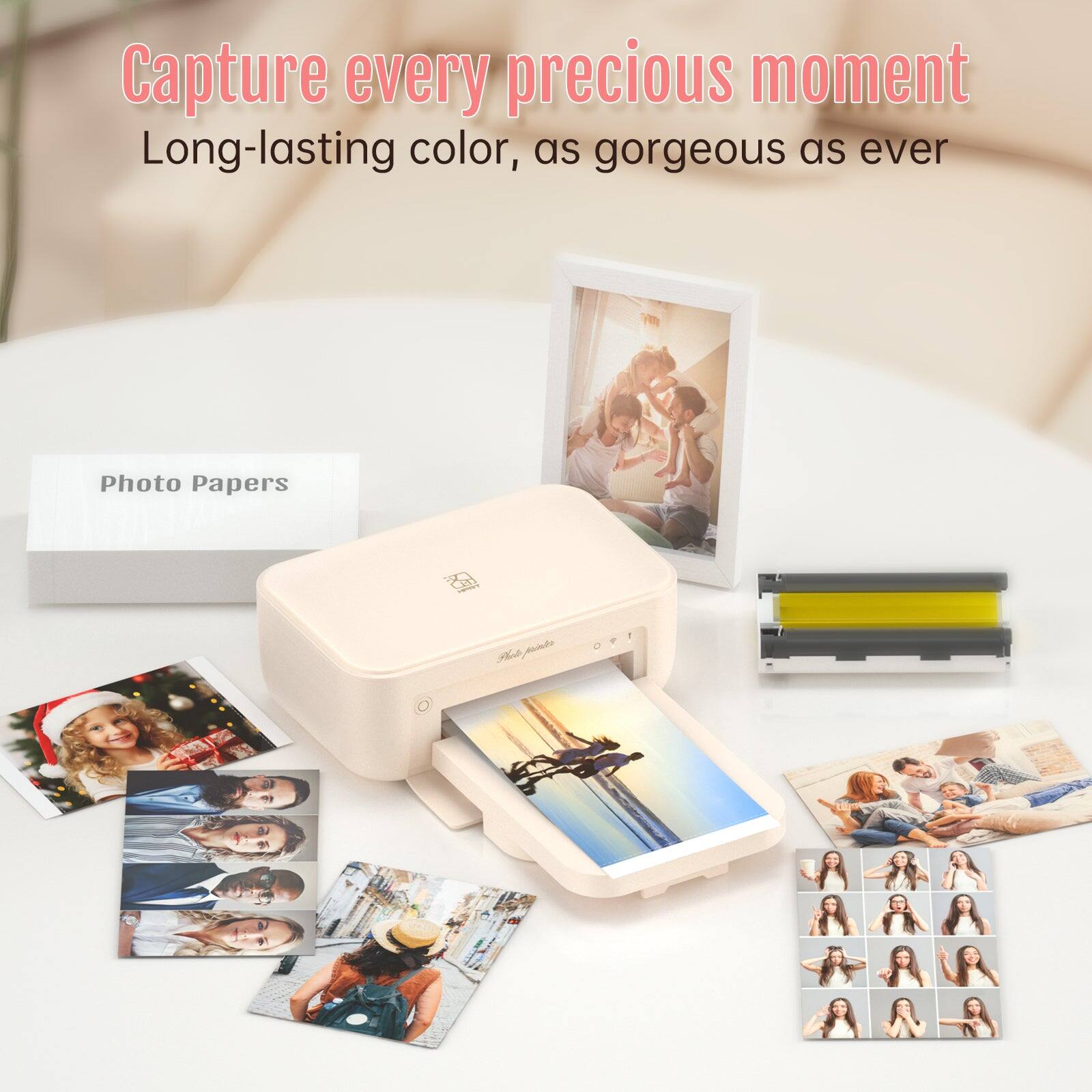 Capture every precious moment  
Long-lasting color, as gorgeous as ever  

Photo Papers