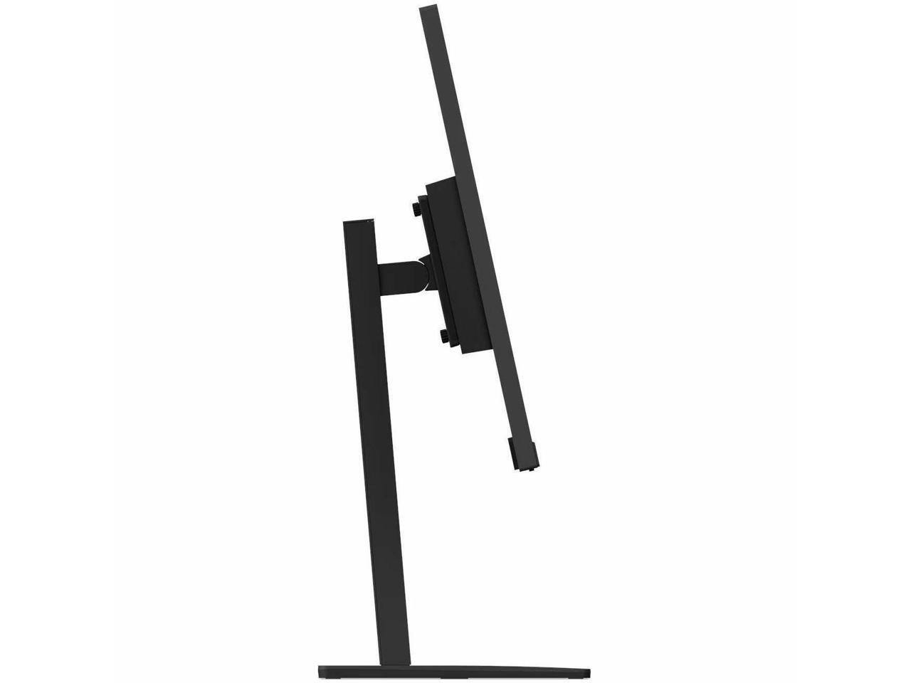 Alt View 2. Lenovo - Lenovo ThinkVision E27Q-40 27" WQHD IPS Monitor - 2560x1440 - 16.7M Colors - 350 Nit - 4 ms - 100 Hz - HDMI/DisplayPort - Raven Black.