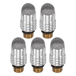 Unique Bargains - 5pcs 6mm Fiber Tips with External Thread for Capacitive Stylus Pen Replacement - Gray
