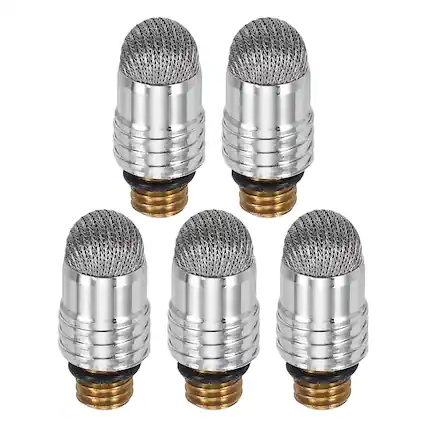Front. Unique Bargains - 5pcs 6mm Fiber Tips with External Thread for Capacitive Stylus Pen Replacement - Gray.