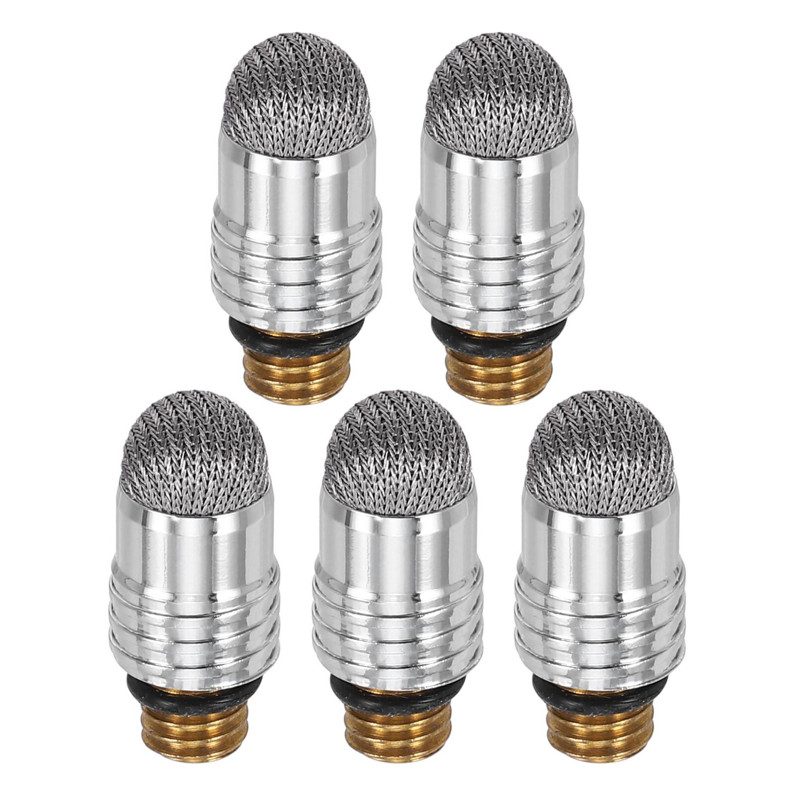 Front. Unique Bargains - 5pcs 6mm Fiber Tips with External Thread for Capacitive Stylus Pen Replacement - Gray.