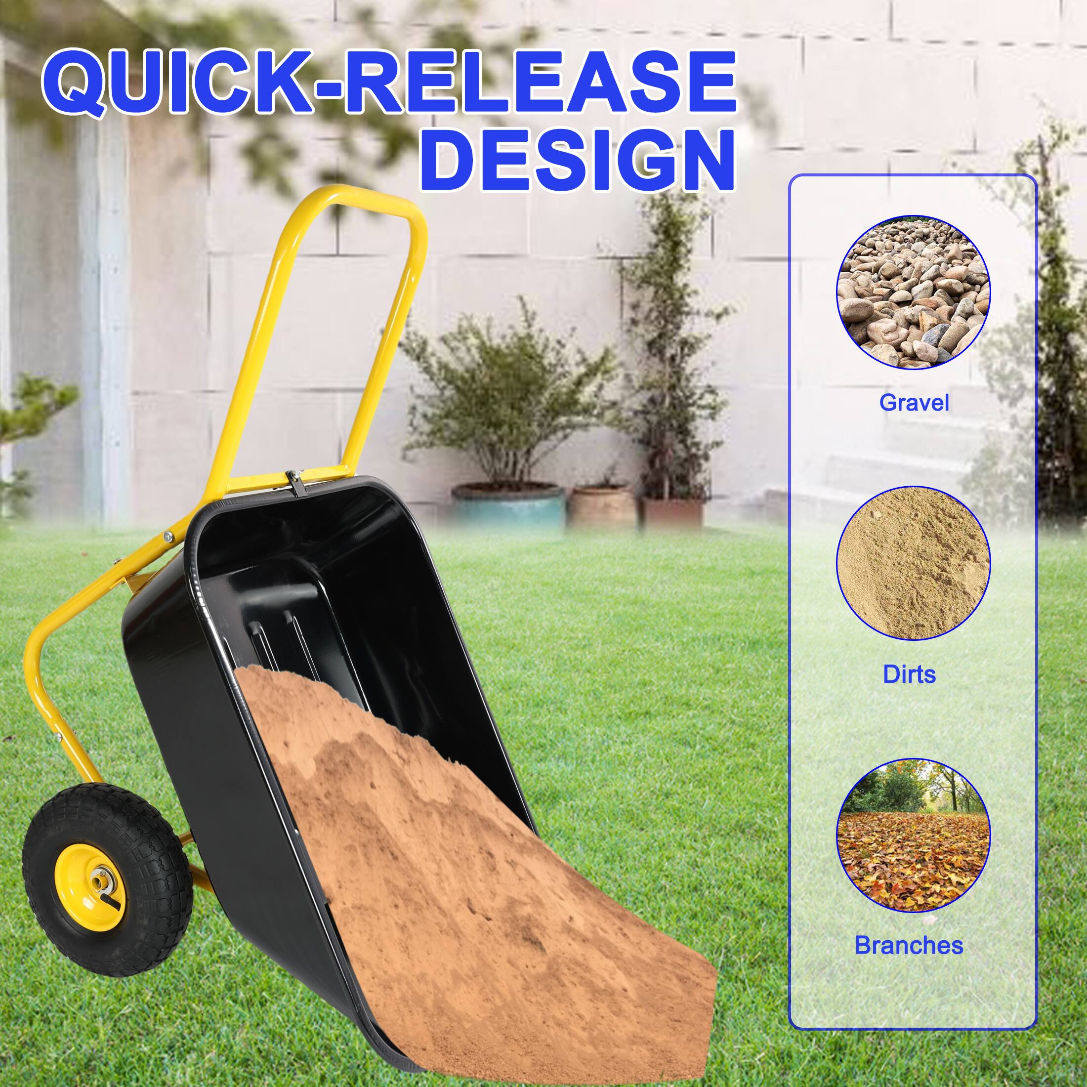QUICK-RELEASE DESIGN

Gravel  
Dirts  
Branches