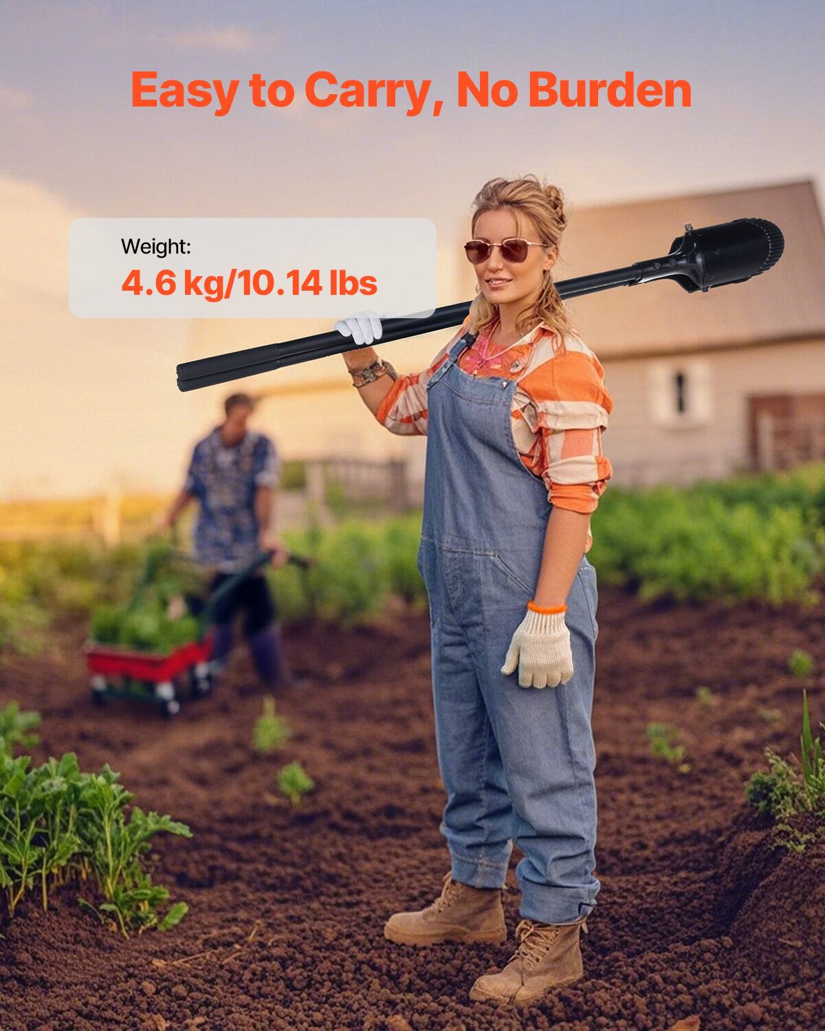 Easy to Carry, No Burden

Weight: 4.6 kg/10.14 lbs