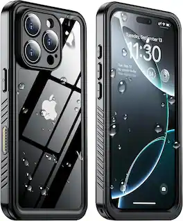 Entronix - Waterproof Case for iPhone 16 Pro Max - IP68 Certified Protection - Clear