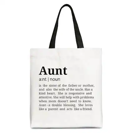Aunt
a:nt | noun
is the sister of the father or mother, and also the wife of the uncle. Has a kind heart. She is responsive and attentive. She will help with problems when mom doesn't need to know. Aunt - a double blessing. She loves like a parent and acts like a friend.