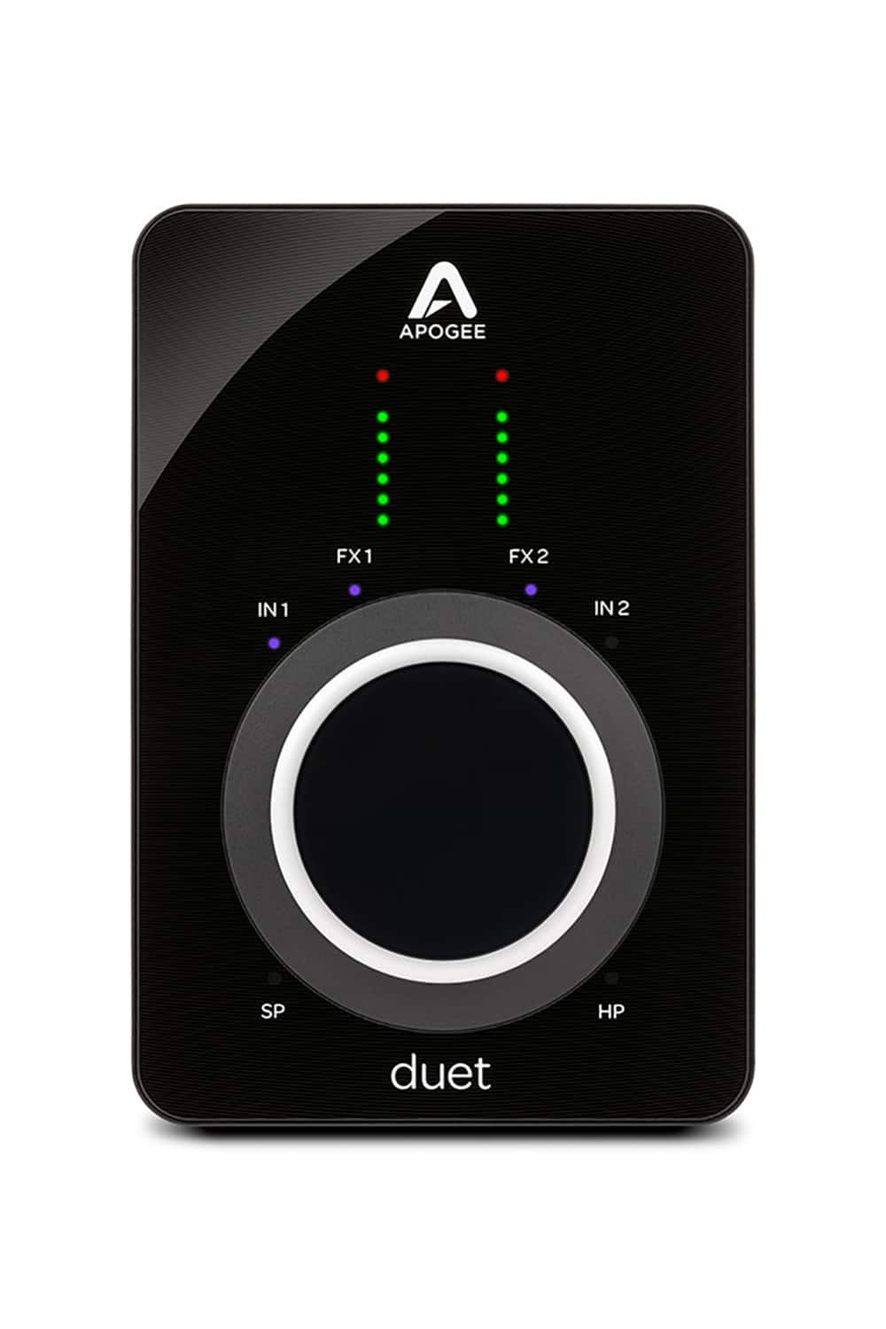 Front. Apogee - Duet 3 - Black.