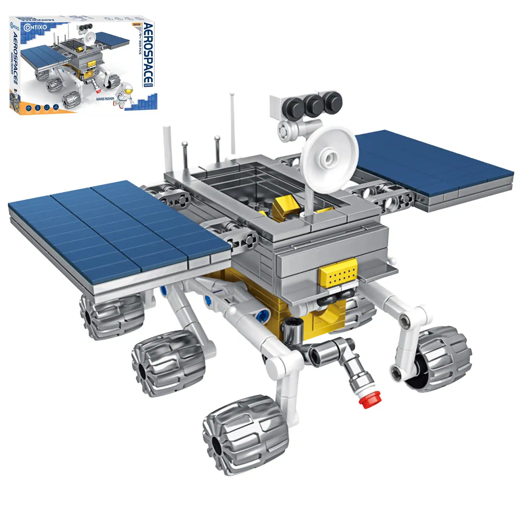 Contixo - Mars Rover Space Exploration Building Block Set