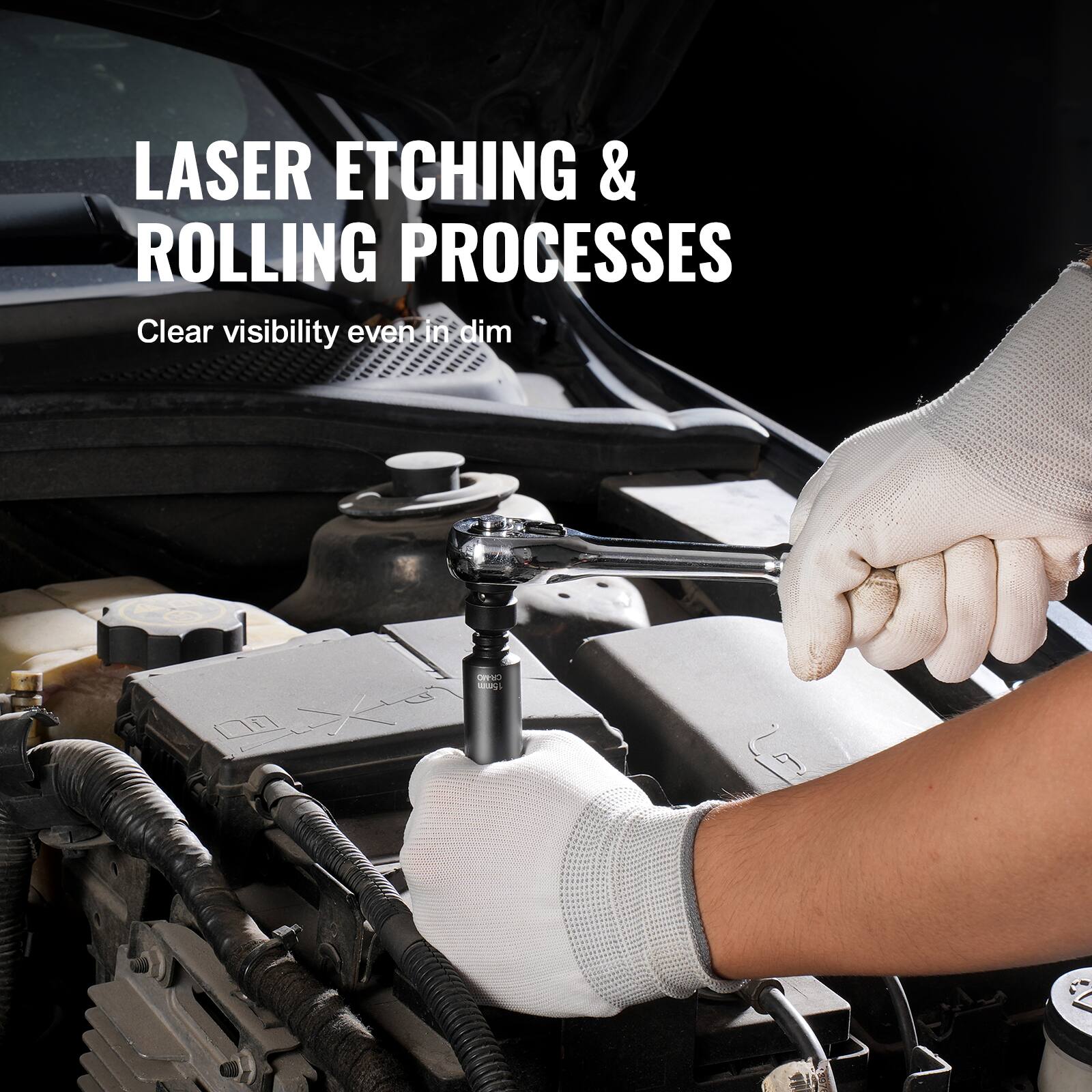 LASER ETCHING & ROLLING PROCESSES
Clear visibility even in dim