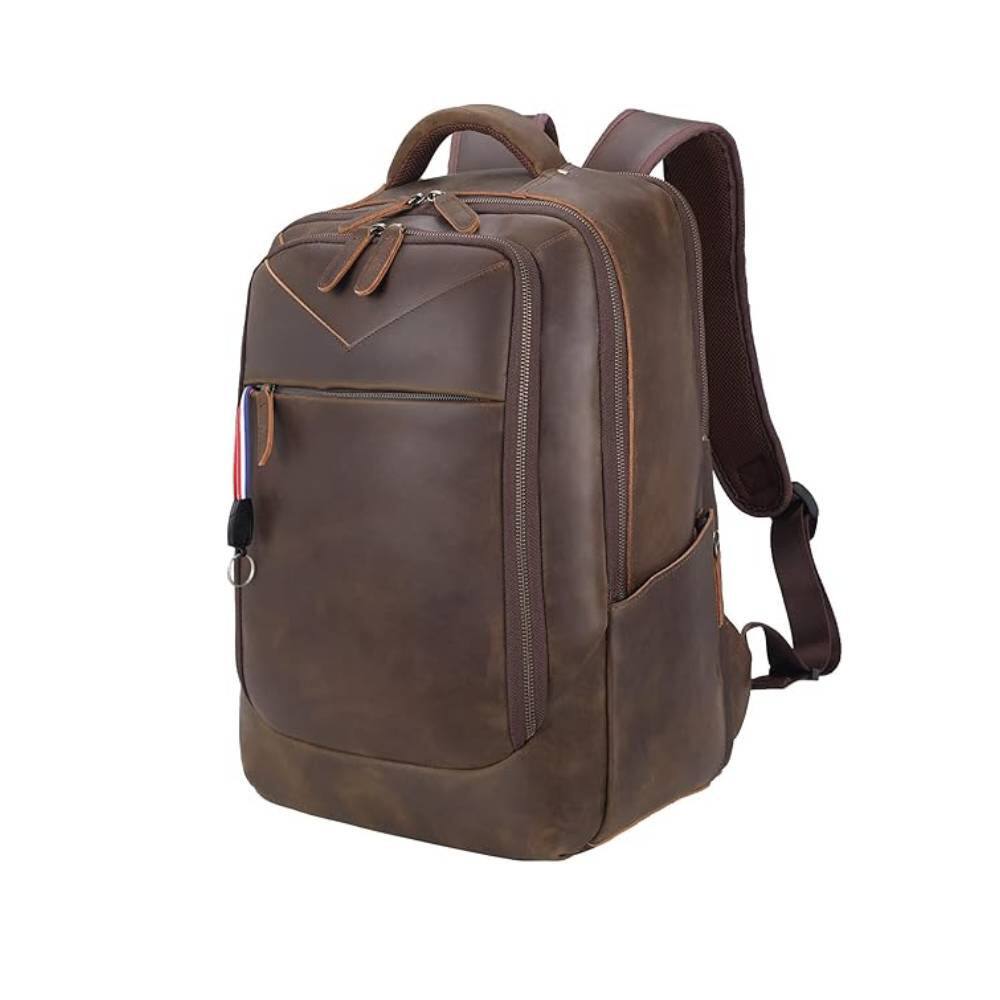 Front. Circus Cirle - Circus Cirle Men Large Business Travel Weekender Backpack - Brown.