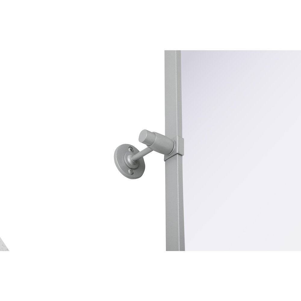 Alt View 7. Elegant Kitchen and Bath - Amoura 27X36 Pivot Mirror In Silver - Silver.