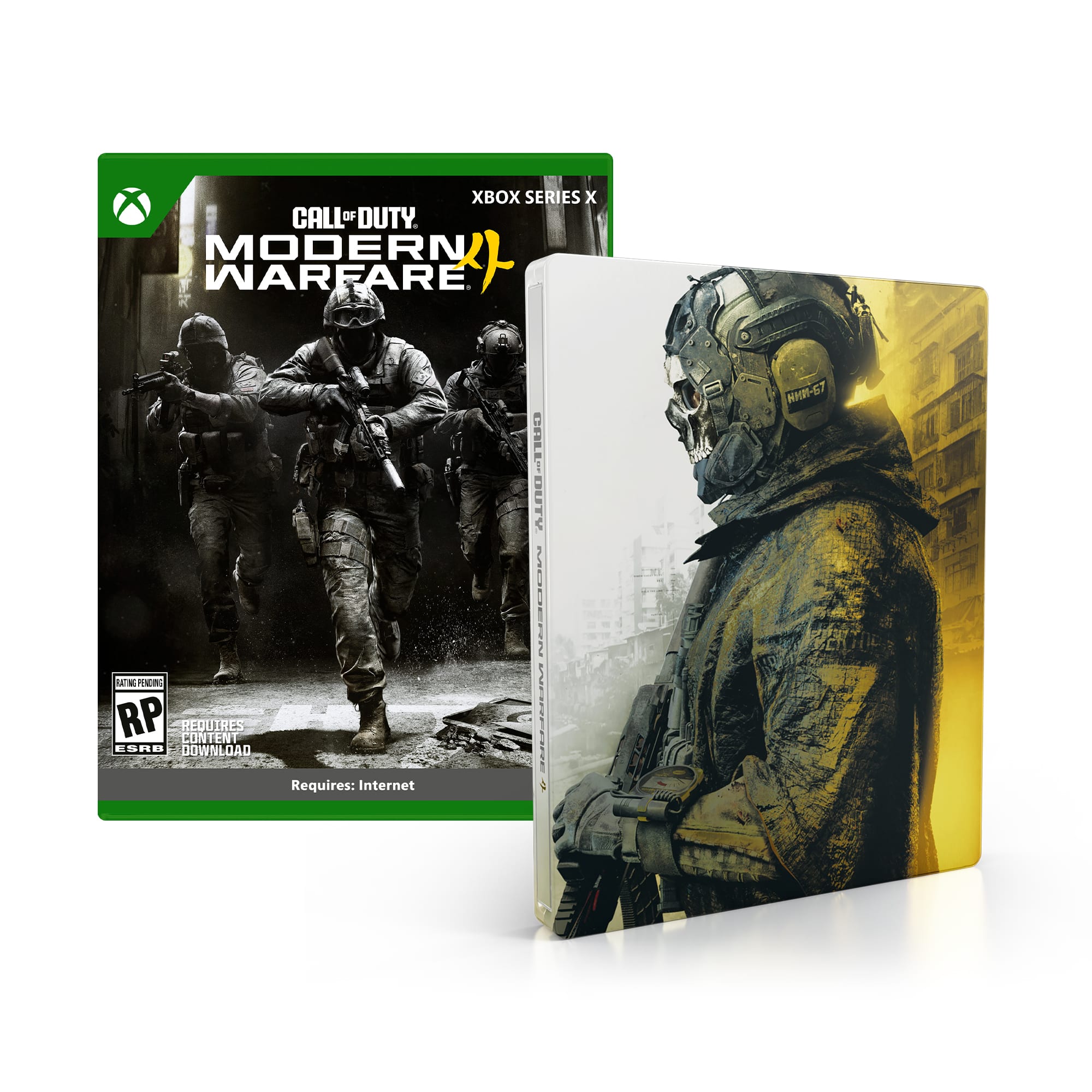 XBOX SERIES X CALL OF DUTY MODERN WARFARE N FR RP REDUCES CONTENT ESRB DOWNLOAD Requires: Internet GALL-DUTY NUMUL 002MERA NHI-67