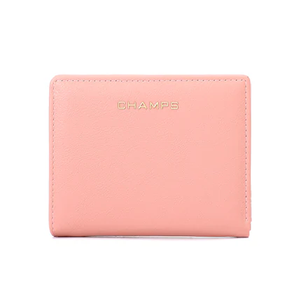 Front. Champs - Iconic Collection Hybrid Wallet - Pink.
