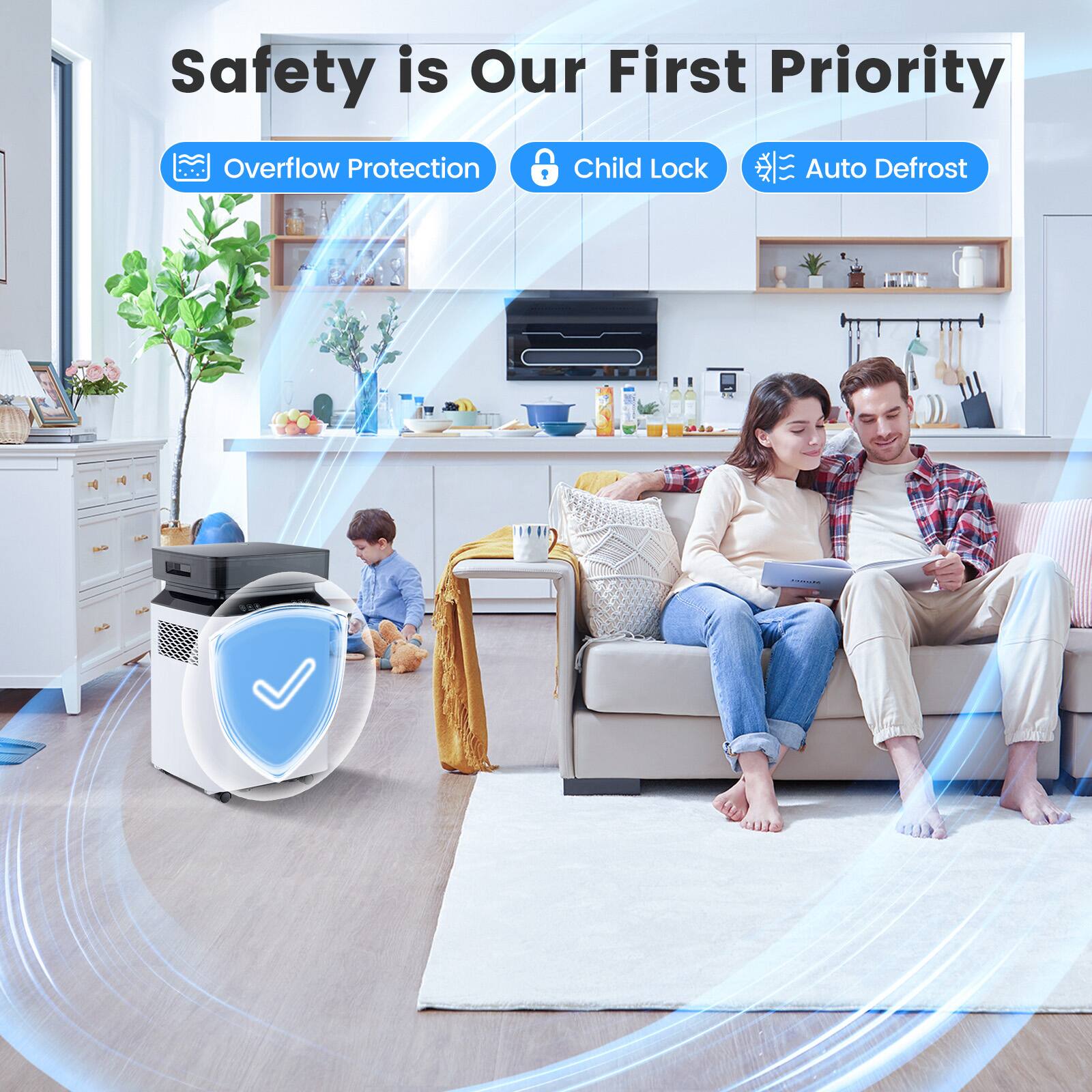Safety is Our First Priority  
Overflow Protection  
Child Lock  
Auto Defrost