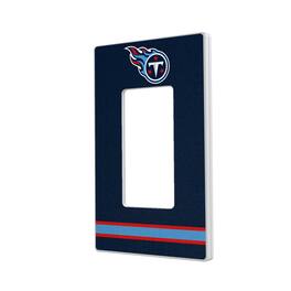 Keyscaper - Tennessee Titans Stripe Single Rocker Light Switch Plate - Multicolor