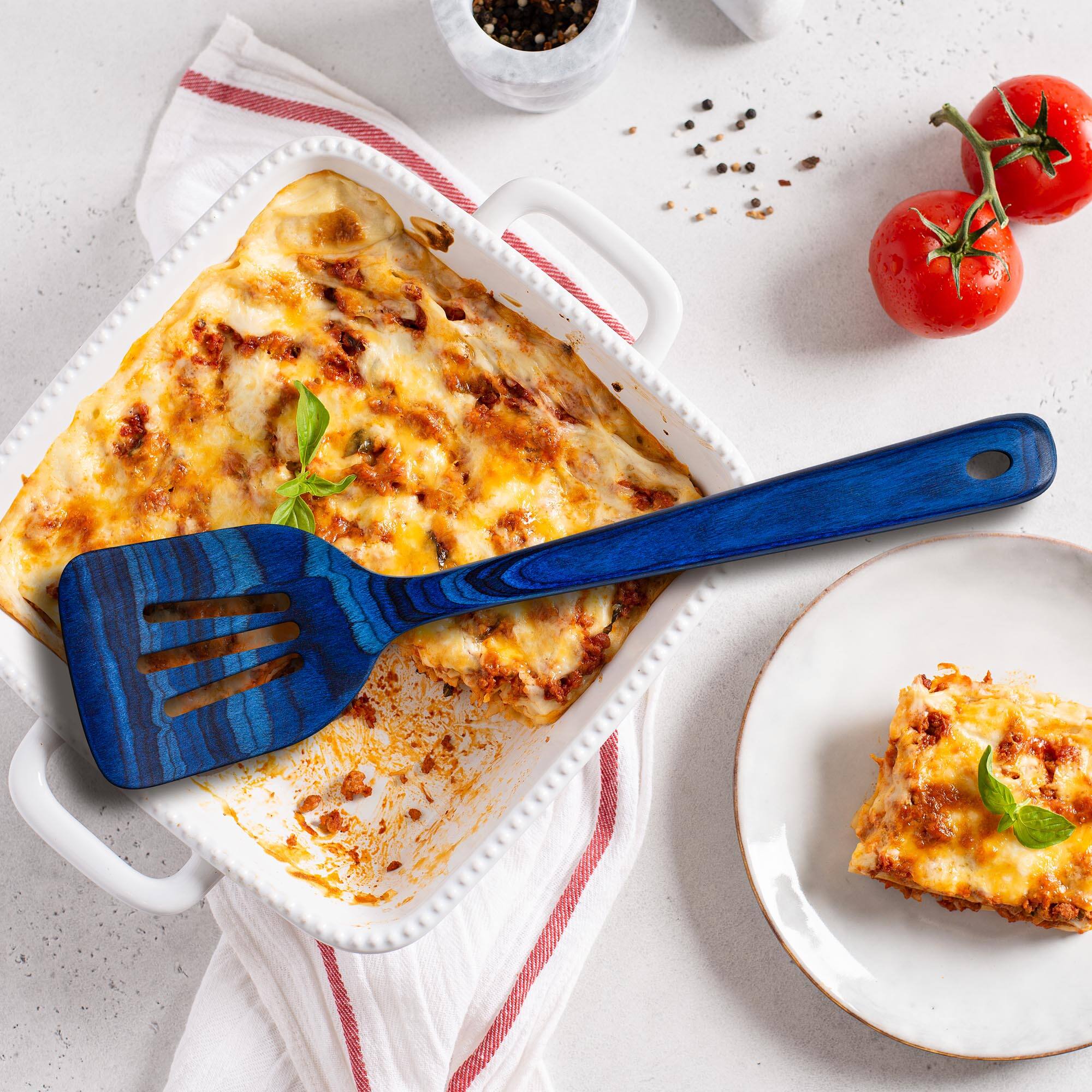 Alt View 1. Baltique - Malta Collection 4 Piece Cooking Utensil Set, Safe for Nonstick - Blue.