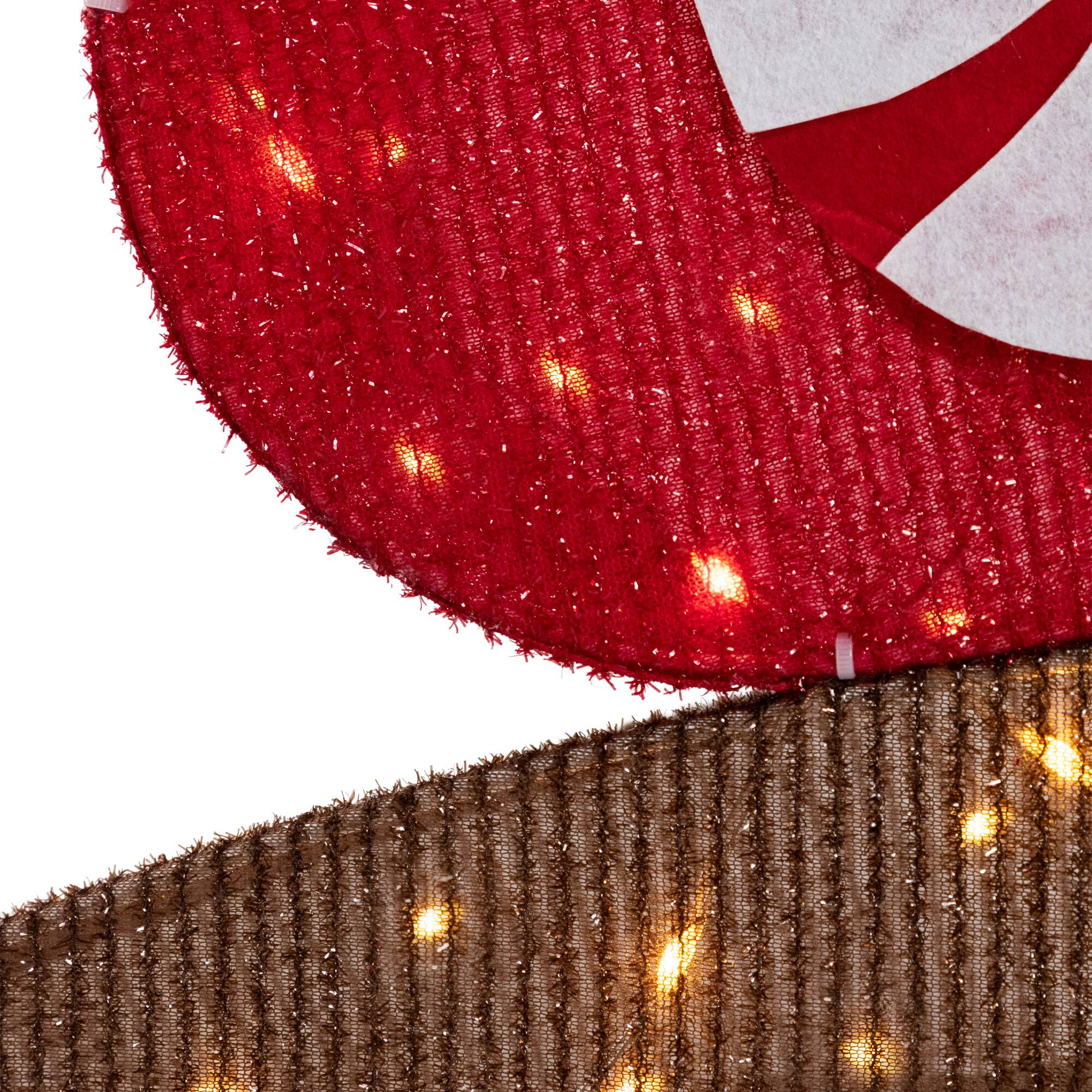 Alt View 5. Northlight - Lighted Winter Friends Christmas Coaster Outdoor Decoration - 4.5' - LED Warm White - Multi.