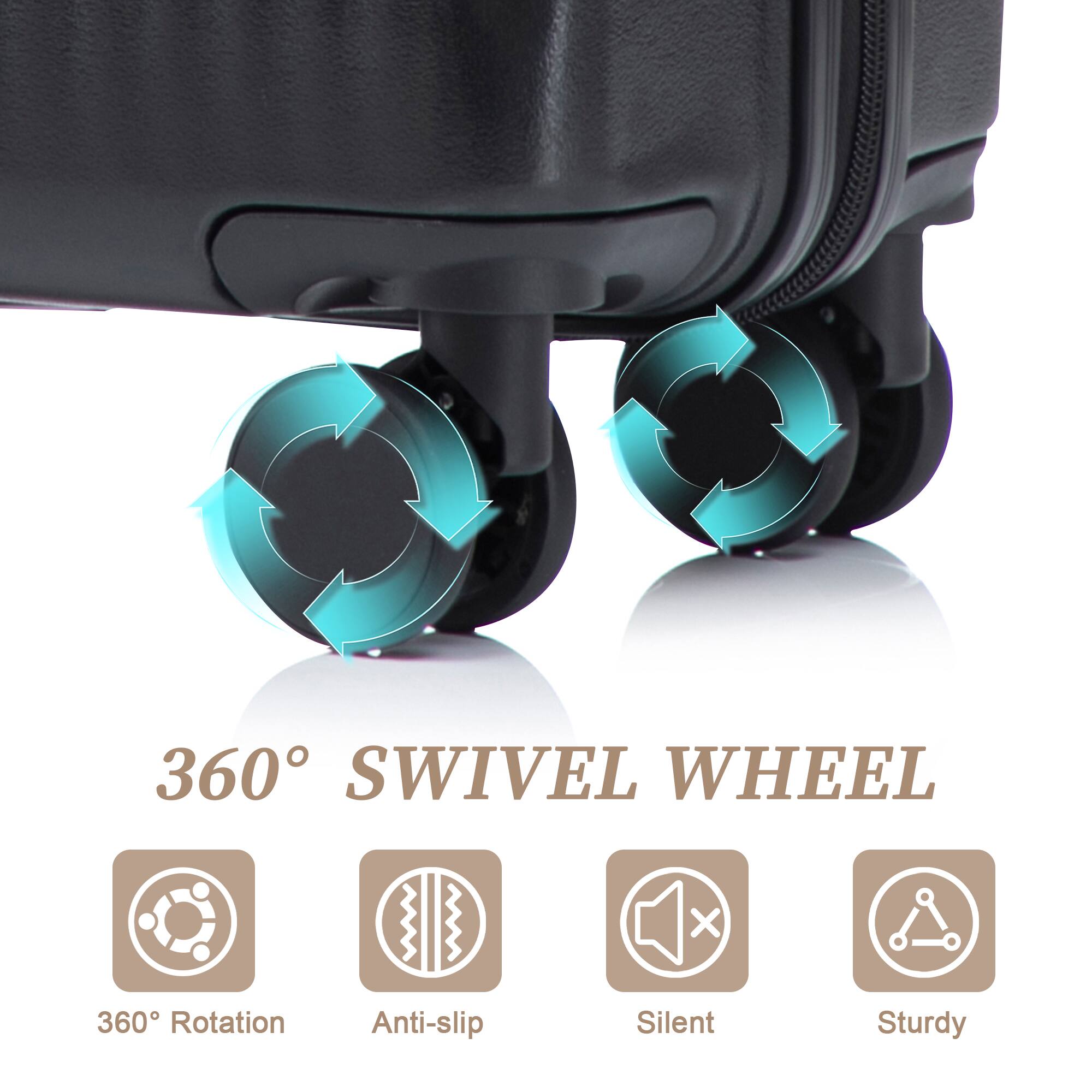360° Swivel Wheel  
- 360° Rotation  
- Anti-slip  
- Silent  
- Sturdy