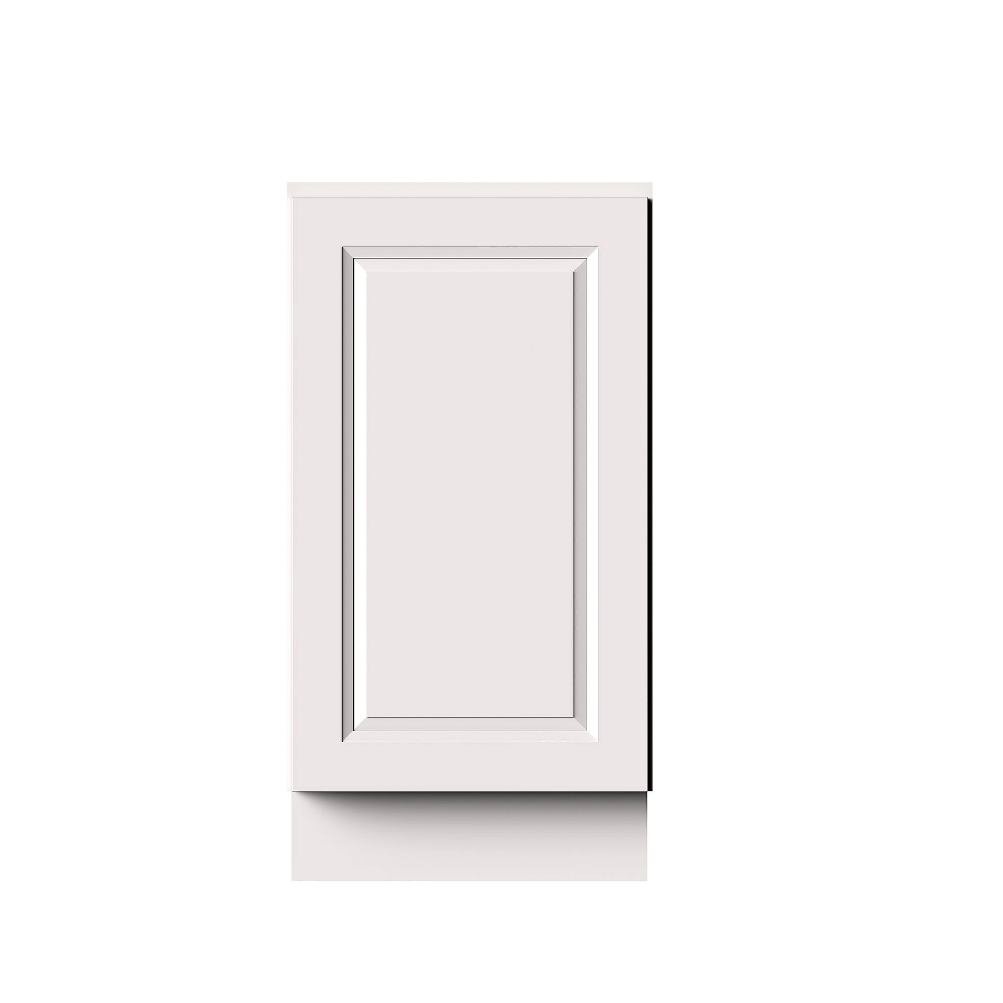 Alt View 1. Boyel Living - 18-in W x 34.5-in H x 24-in D Shaker Full-Height Door Kitchen Base Cabinet with Soft-Close Hinges - Glacier White.