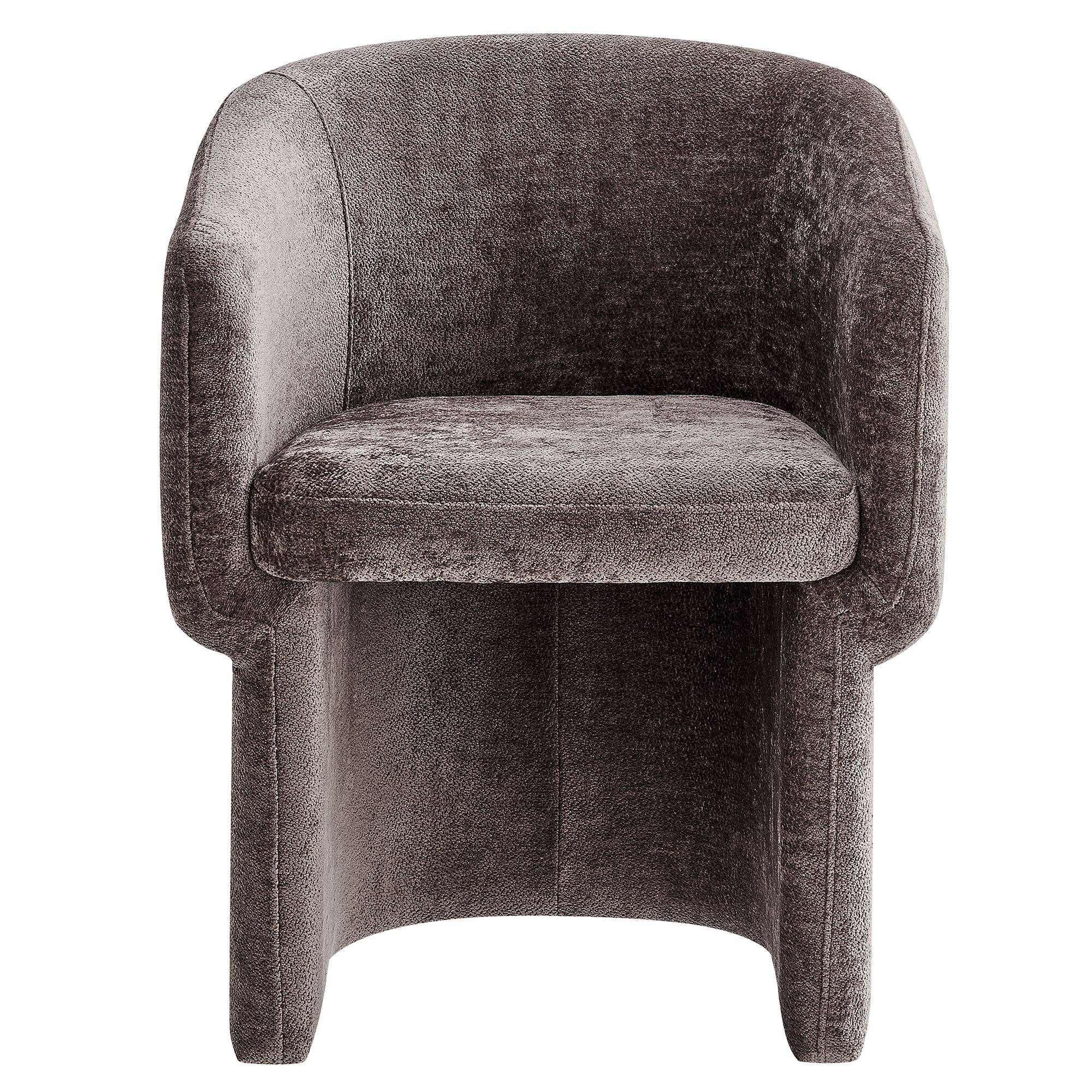 Alt View 2. Modway - Verity Barrel Back Chenille Dining Armchair by Modway - Brown.