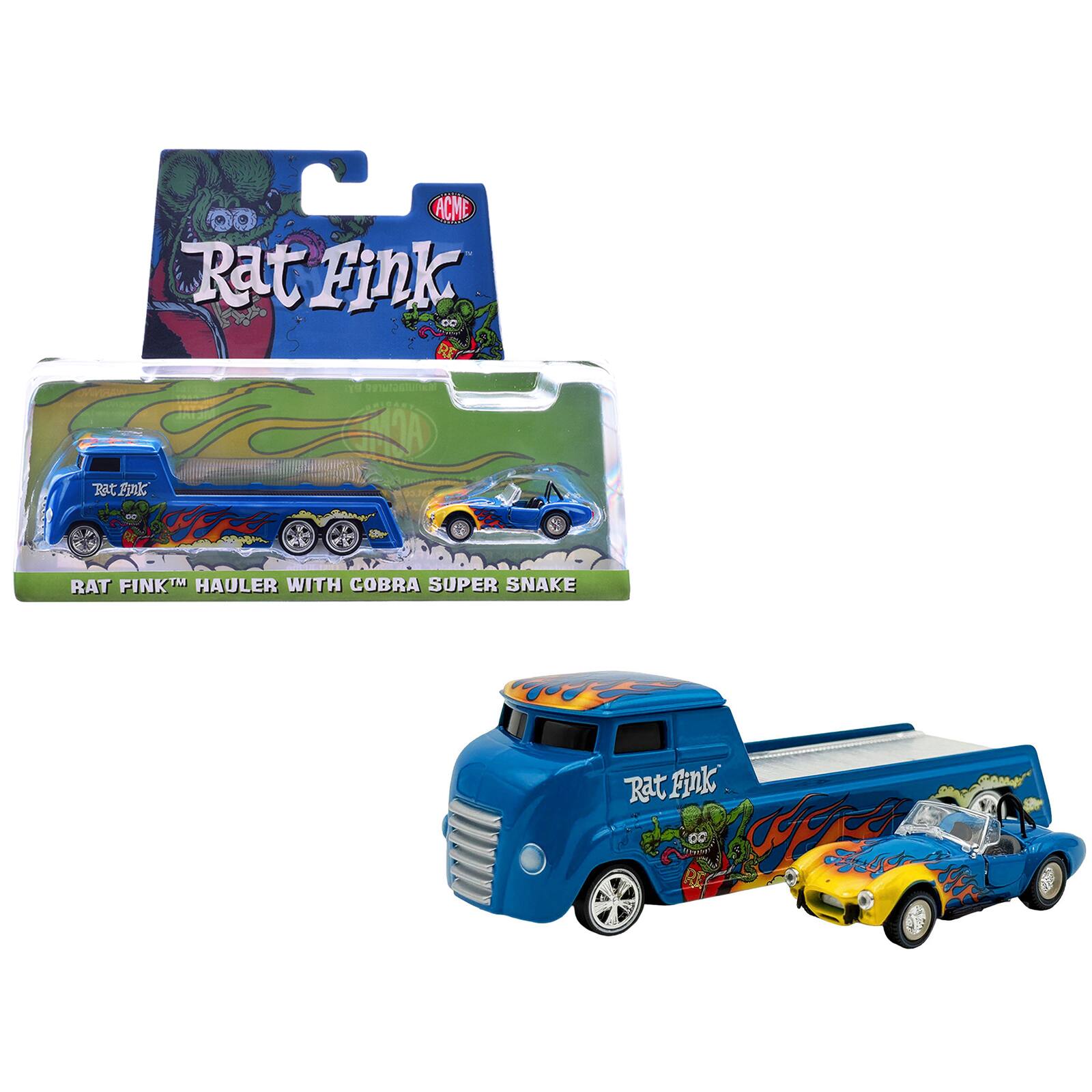 ACME Rat Fink  
Bat FAK OFFFFFFF RAT FINK HAULER WITH COBRA SUPER SNAKE  
Rat Fink from