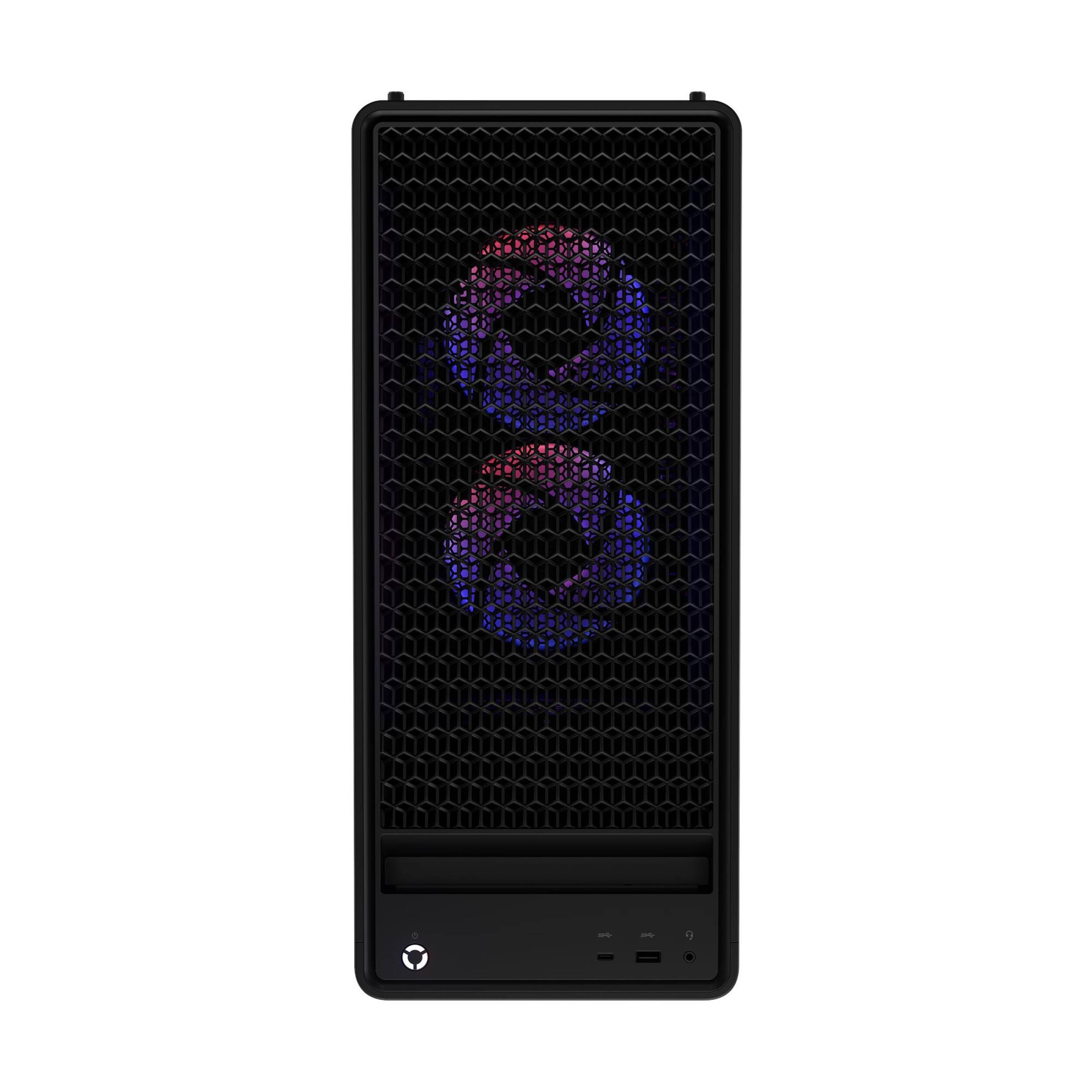 Alt View 5. Lenovo - Lenovo Legion T5 Gaming Desktop,Intel Ultra 7 265F,GeForce RTX 5060Ti,16GB DDR5,1TB SSD+1TB Dock Set,Win 11 Pro,Black - Black.