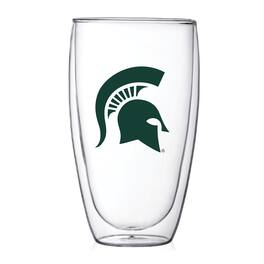 Indigo Falls - Michigan State Spartans 15oz. Double Wall Thermo Glass - Multicolor