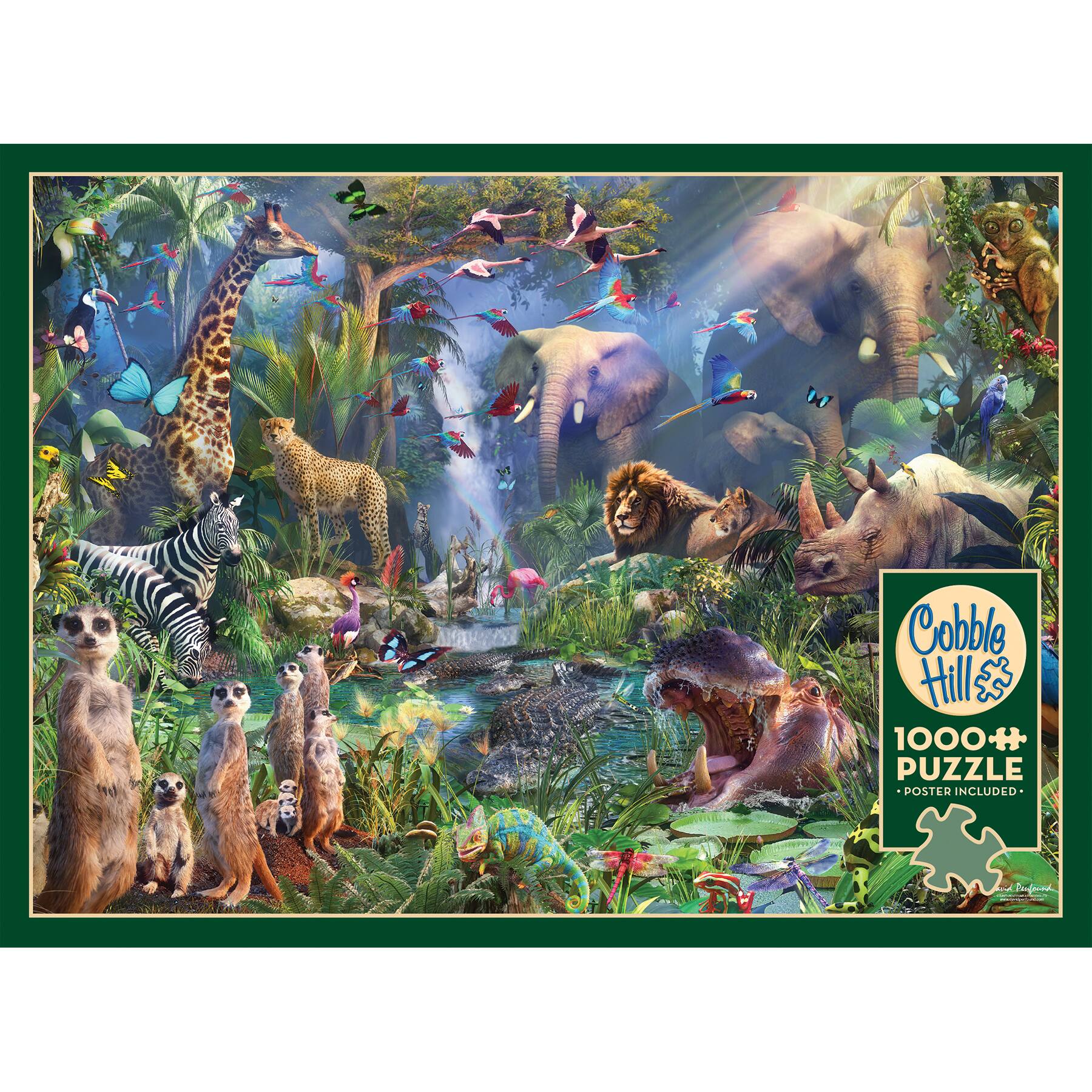 D Cobble Hill 1000+ Puzzle Poster Included.