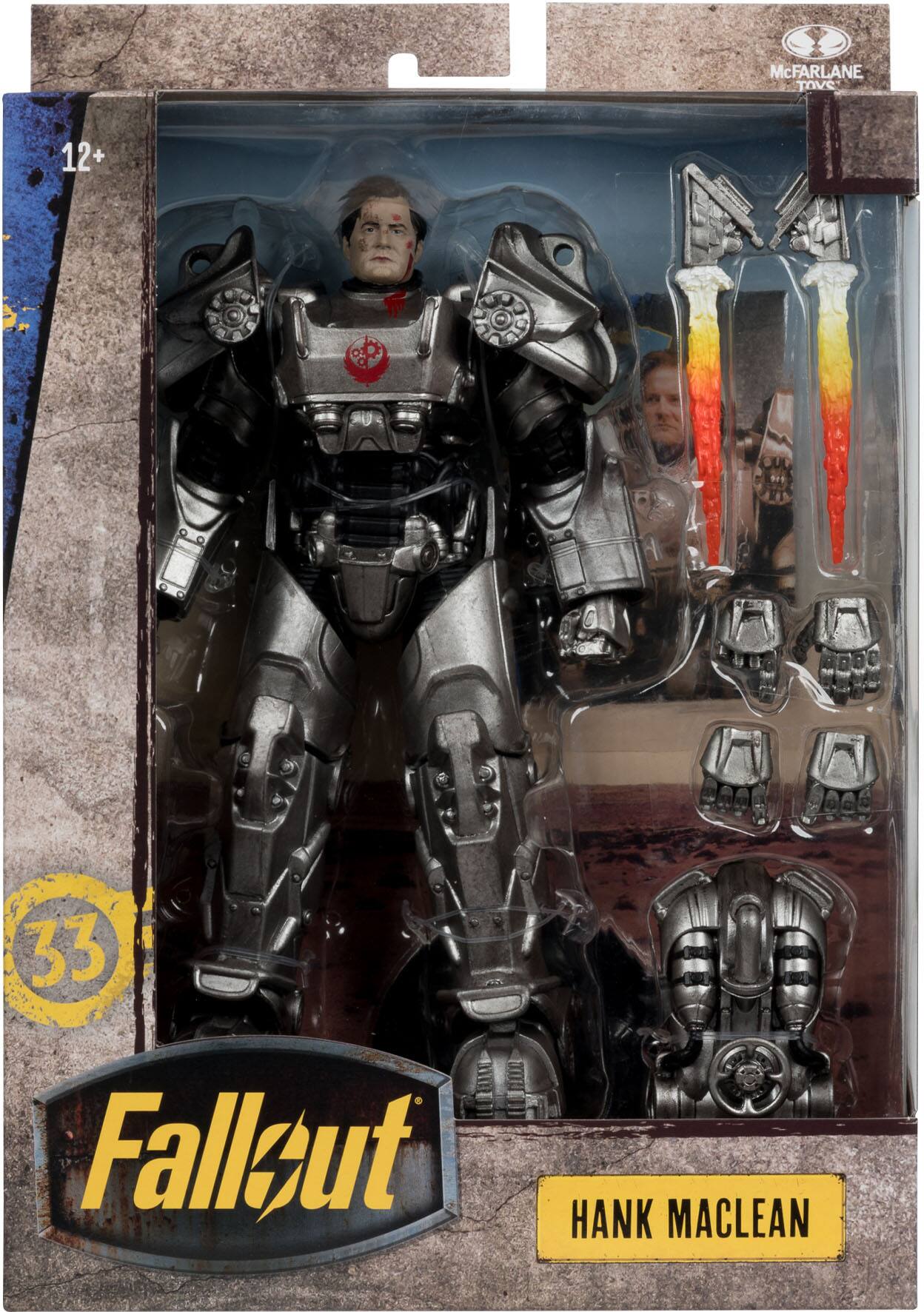 12+  
McFarlane Toys  
Fallout  
33  
Hank MacLean