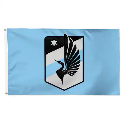 Front. WinCraft - Minnesota United FC 3' x 5' Team Single-Sided Flag - Multicolor.