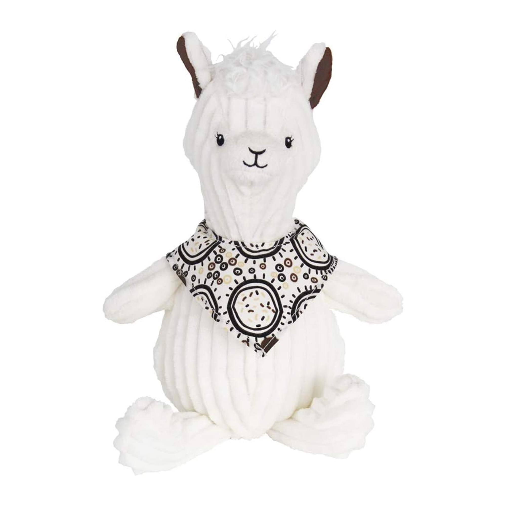 Alt View 1. TriAction Toys - Les Deglingos Simply Small Plush | Muchachos the Llama - White.