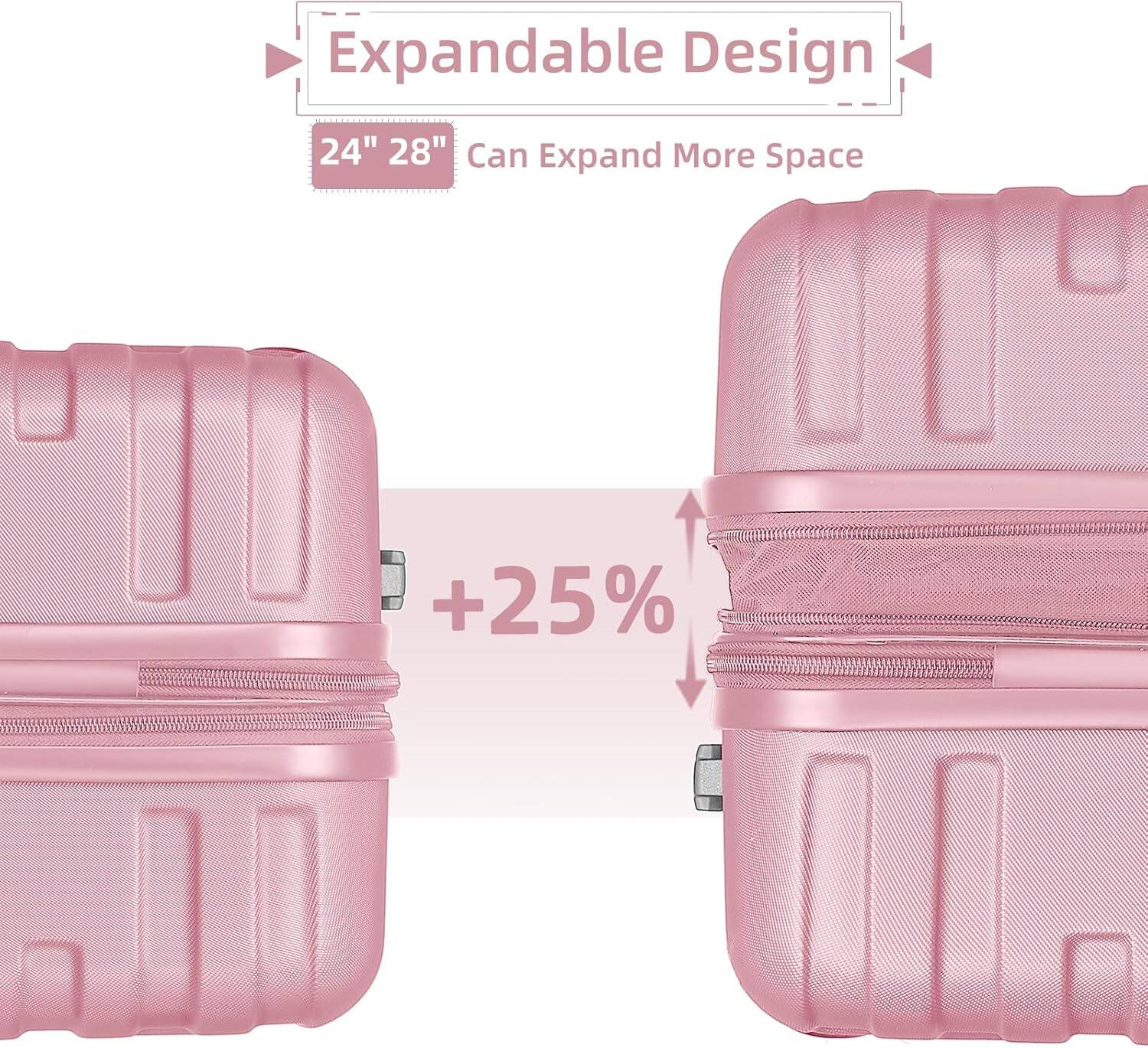 Expandable Design  
24" 28"  
Can Expand More Space  
+25%