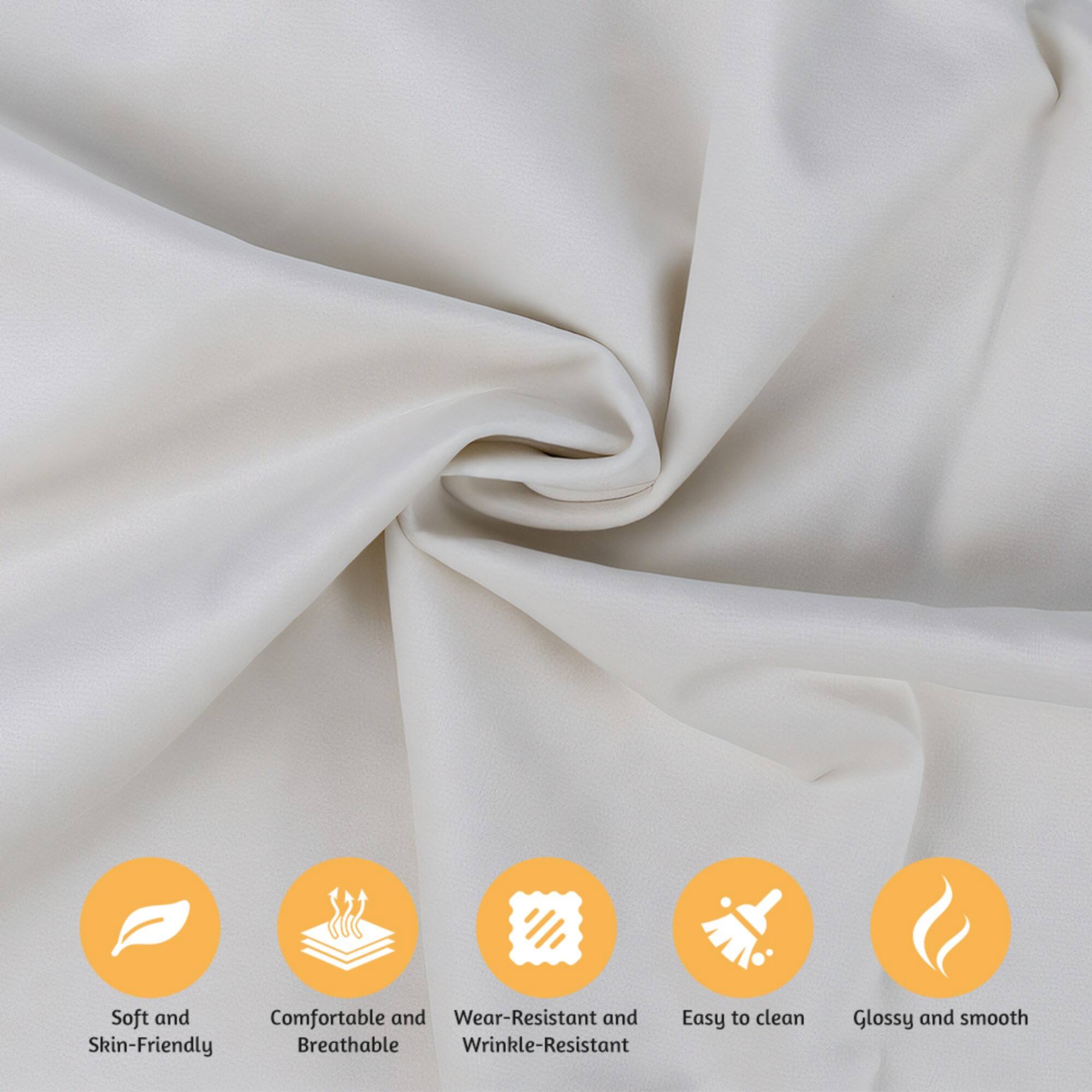 - Soft and Skin-Friendly
- Comfortable and Breathable
- Wear-Resistant and Wrinkle-Resistant
- Easy to clean
- Glossy and smooth