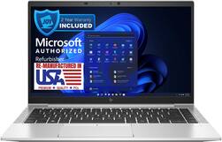 HP - EliteBook 840 G8 14" Refurbished Laptop - Intel 11th Gen Core i5 with 16GB Memory - Intel Iris Xe Graphics - 256GB SSD - Silver - Front_Zoom