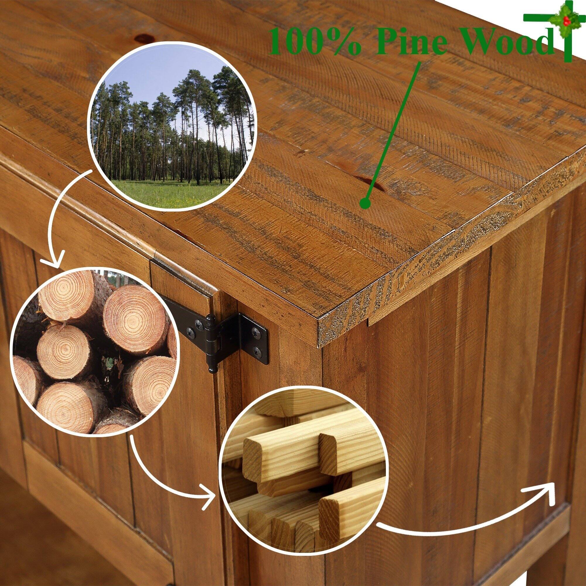 100% Pine Wood