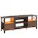 Left. Bestier - Bestier Farmhouse LED TV Stand with Cabinet for Gaming Entertainment Fits TVs up to 70inch - Brown.