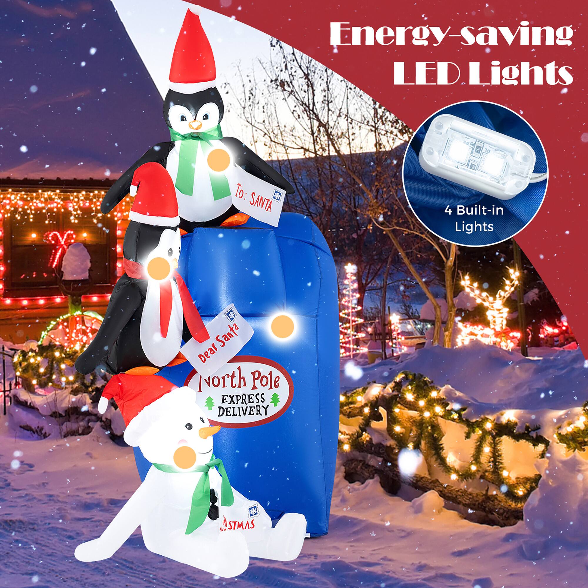 Energy-saving LED Lights

4 Built-in Lights

To: Santa
Dear Santa
North Pole
Express Delivery

Merry Christmas