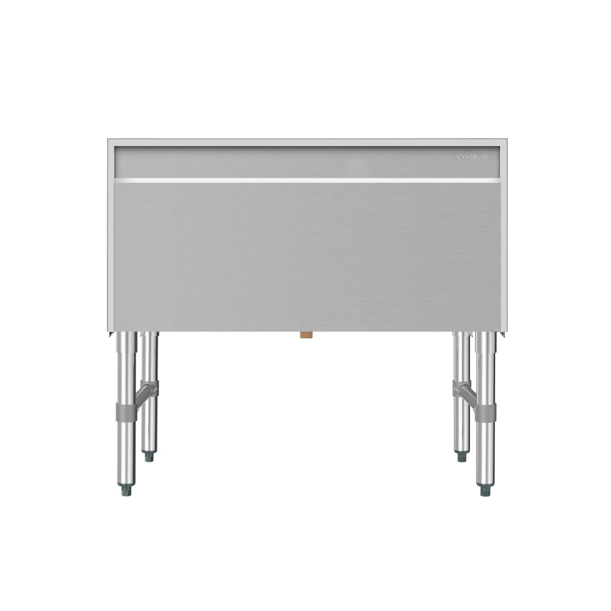 Alt View 10. Koolmore - 36 in.  Underbar Ice Bin with Siding Lid in Stainless Steel (KM-UIB-1836) - Stainless Steel.
