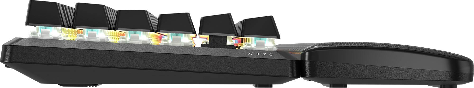 Alt View 22. CORSAIR - K70 PRO TKL Wired Hall Effect Programmable Gaming Keyboard with Rapid Trigger - Black.