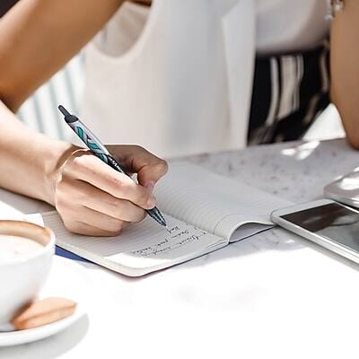 Alt View 3. Pilot - Pilot Precise V5 RT Deco Collection Retractable Rollerball Pens, Extra Fine Point, Assorted Ink, 5/Pack (41980).