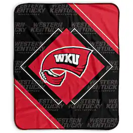 Pegasus - Western Kentucky Hilltoppers 50" x 60" Diamond Logo Fleece Blanket - Multicolor