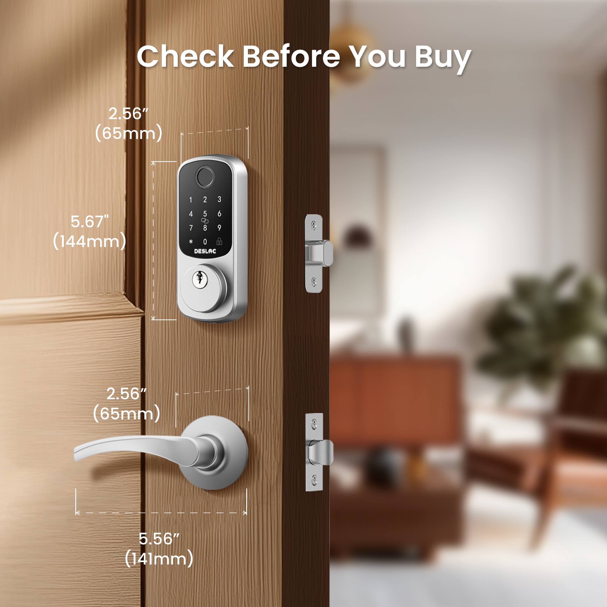 Check Before You Buy

2.56" (65mm)  
5.67" (144mm)  

2.56" (65mm)  
5.56" (141mm)